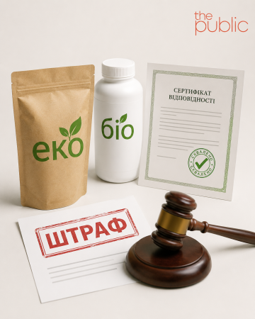 Штрафи за маркування еко біо без сертифіката