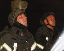 Пожар в отеле Киева после атаки БпЛА