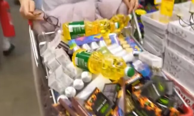 Цены на продукты, скриншот с видео