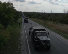 Техніка російських окупантів. Фото: скрін youtube