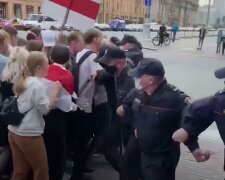 протесты в Беларуси / скриншот из видео