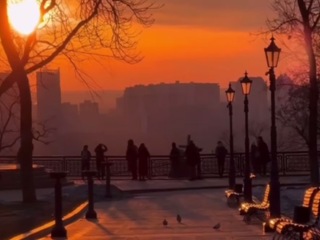 Українці, Київ, світанок, фото із соцмереж