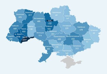 Інфографіка МОЗ covid-19 в Україні