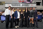 Актеры сериала "Уэнсдей" на премьере 2 сезона, фото из соцсетей