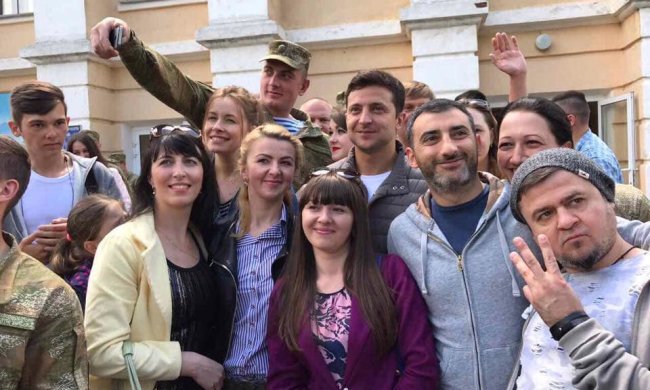 Владимир Зеленский в АТО