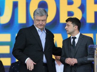 Петр Порошенко и Владимир Зеленский