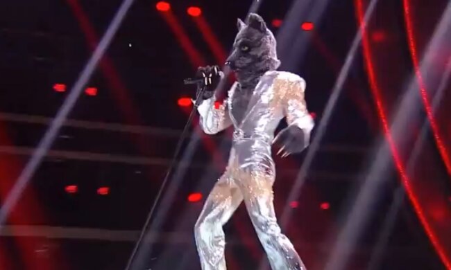 Вовк на шоу "Маска", кадр з відео