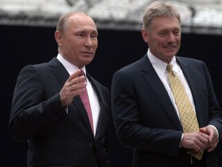 Владимир Путин и Дмитрий Песков, Известия