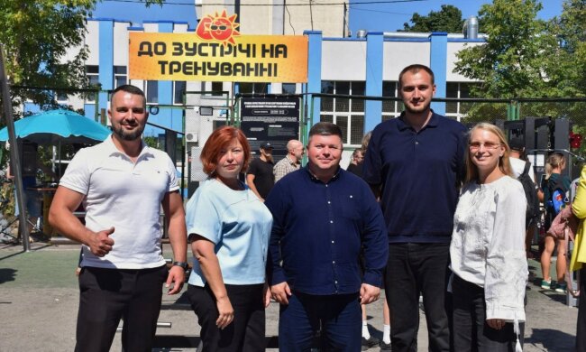 На Виноградаре открыли новое спортивное пространство: в Подольском районе развивают уличный спорт