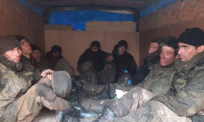 Російські полонені, фото: Нацполіція