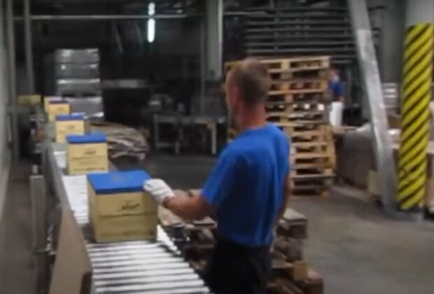 Производство пива, скриншот с видео