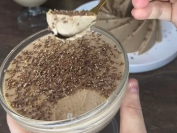 Легкий шоколадный десерт: фото скрин рецепта