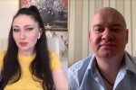 Евгений Кошевой и Алеся Бацман, скриншот с видео