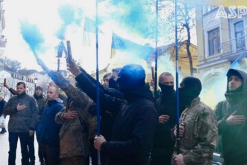 акція протесту АТОвців, фото: aspi.com