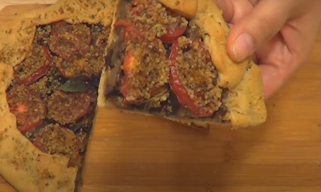 Пиріг з баклажанами, скріншот