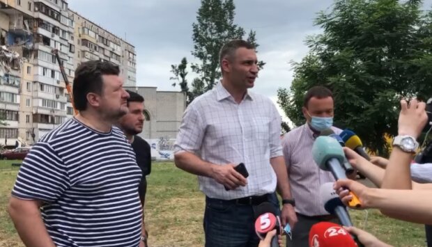 Кличко ошеломил киевлян реакцией на взрыв дома на Позняках, пострадавших запихнули в интернат - "Снести!"