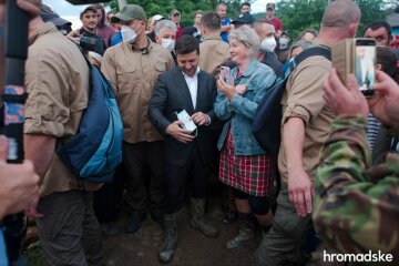 Візит Зеленського в Ланчин, фото: hromadske.ua