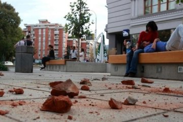 Землетрус у Македонії: люди бояться повертатися додому (відео)