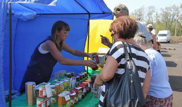 "Duty Free" оккупированного Донбасса отработал первую неделю (фото)