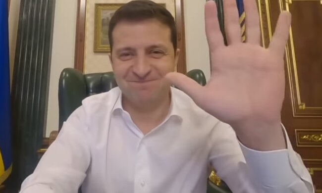 Владимир Зеленский, скриншот видео
