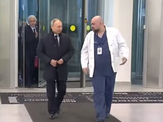 Володимир Путін і Денис Проценко, скрін з відео