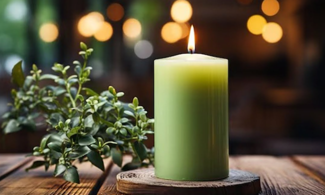 Зелена свічка, ритуал, зображення зі вільних джерел