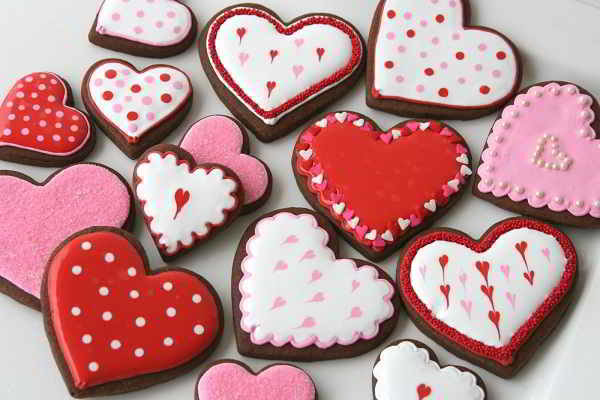 Печенье ко Дню Святого Валентина!