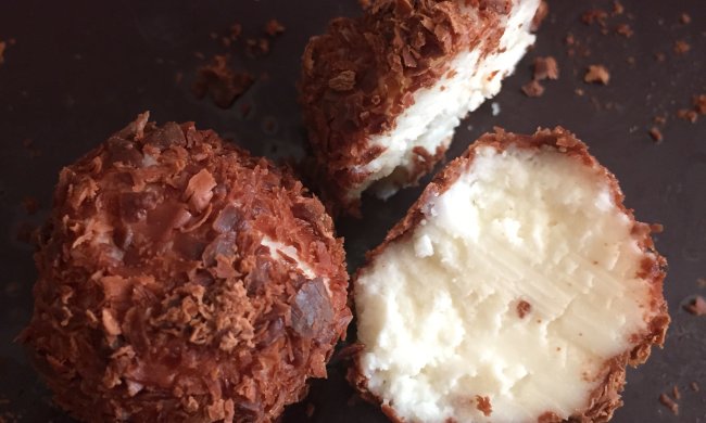 Вкусные творожные конфеты всего за 15 минут