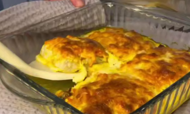 Минтай под сырной подушкой, кадр из видео