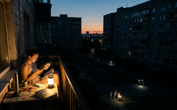 Відключення світла. Фото: згенероване ШІ