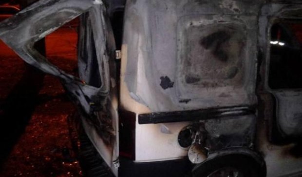 В Ровно сгорел автомобиль активиста