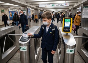 учнівський квиток Київ Цифровий турнікет метро школяр
