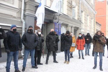 Акція протесту в Харкові, фото: Facebook європейська солідарність-Харківщина