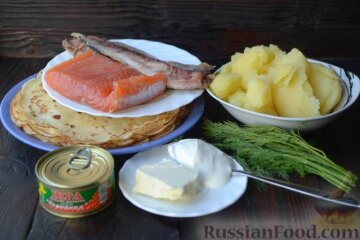 Роли з млинців, фото: Russian Food