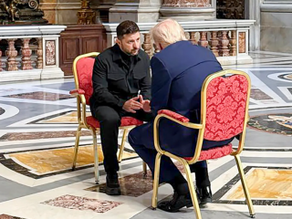 Дональд Трамп та Володимир Зеленський, кадр з відео