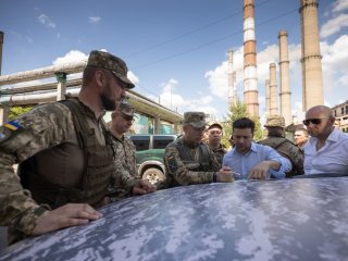 Зеленський на передовій позиції ЗСУ на Луганщині