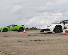 Lamborghini Aventador SVJ і Huracan Performante, скріншот