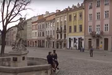 вулиці Львова, скріншот із відео
