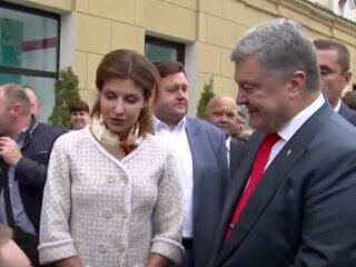 Петро і Марина Порошенко, скріншот