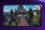 Fortnite на смартфоні, скріншот: YouTube