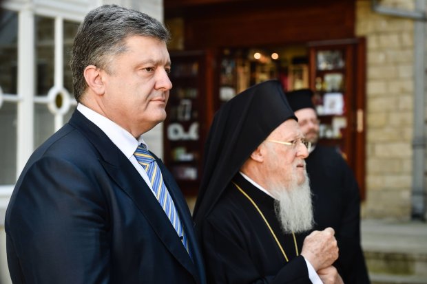 Петро Порошенко і Патріарх Варфоломій