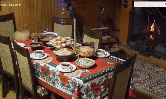 праздничный стол / скриншот из видео