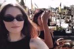 Молодые девушки надругались на могиле погибшего воина: отец отдал жизнь, а они кривлялись и матерились