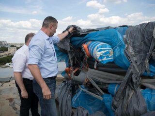 Віталій Кличко, Подільсько-Воскресенський міст - фото з Фейсбук (сторінка В.Кличка)