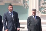 Віталій Кличко і Петро Порошенко, скріншот з відео