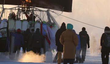 Росіянина відправили в небо з іконою на 50 годин