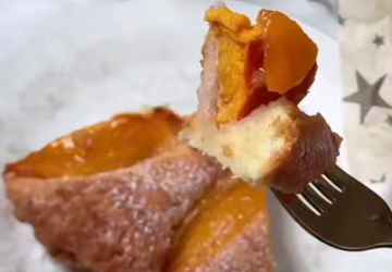 Пирог с хурмой, кадр из видео