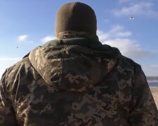 Украинские военные, кадр из видео