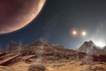 Ученые нашли планету с тремя солнцами