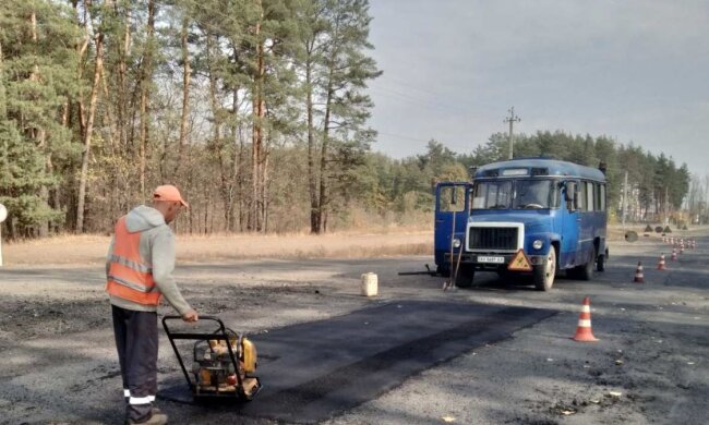 Ремонт дорог, скриншот: YouTube